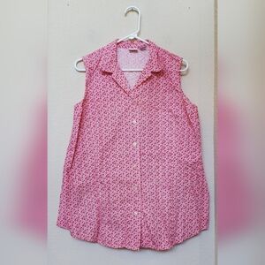 Induetime Sleeveless Maternity Floral Top.  Size Large